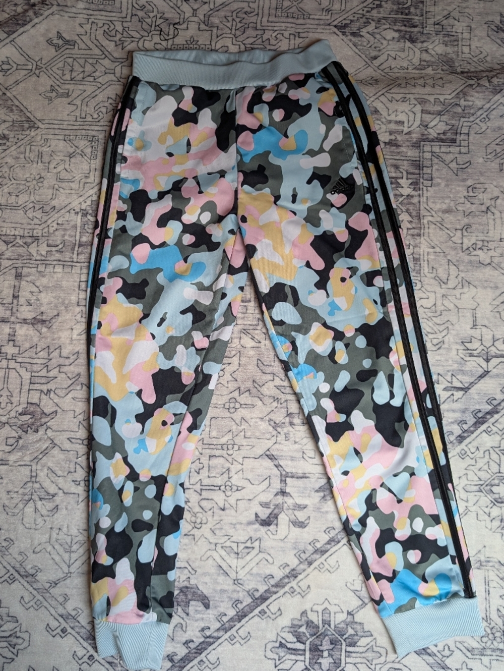 Girls Adidas Multicolor Joggers Size 10/12